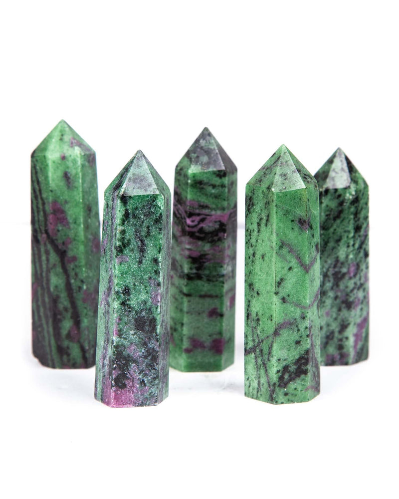 Ruby Zoisite Point - Apothecary Co.