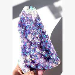 Angel Aura Amethyst Geode - Apothecary Co.
