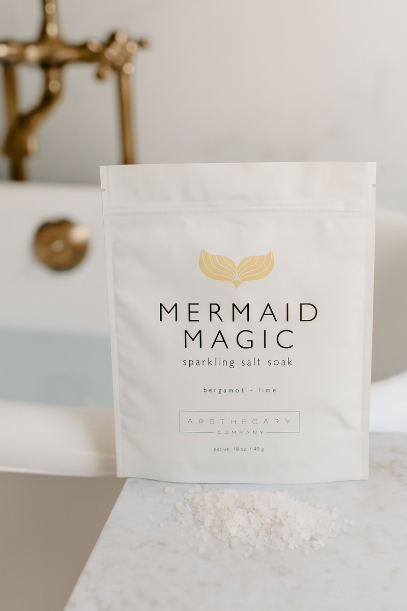 Mermaid Magic Sparkling Salt Soak - Apothecary Co.