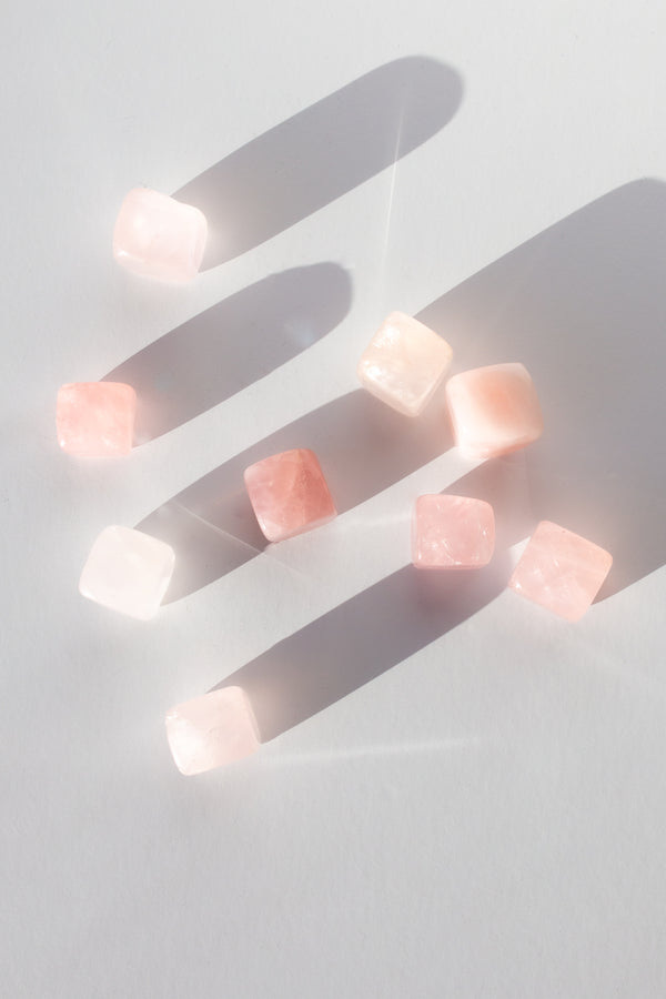 Rose Quartz Cube - Apothecary Co.