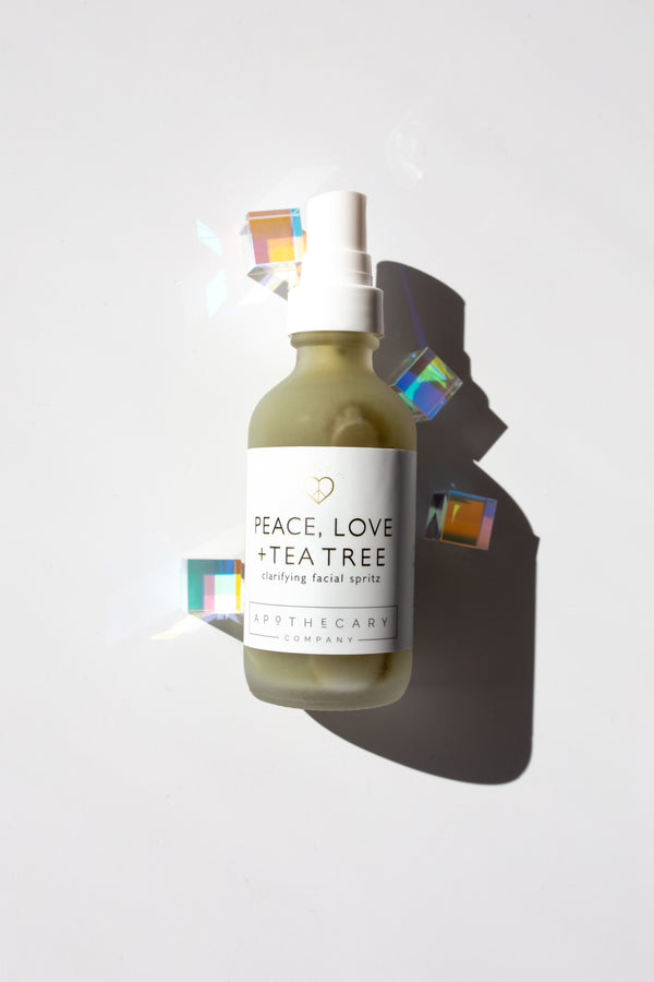 Peace, Love + Tea Tree Clarifying Facial Spritz - Apothecary Co.