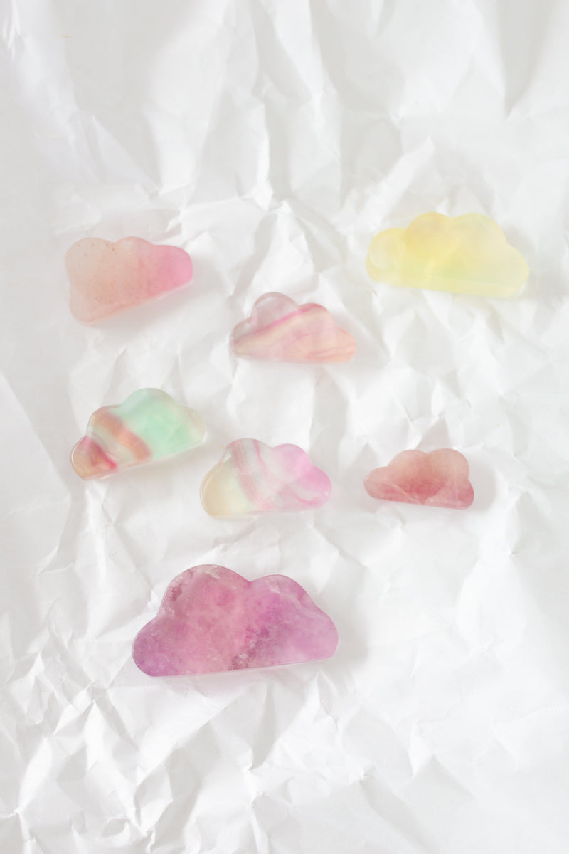 Candy Rainbow Fluorite Clouds - Apothecary Co.