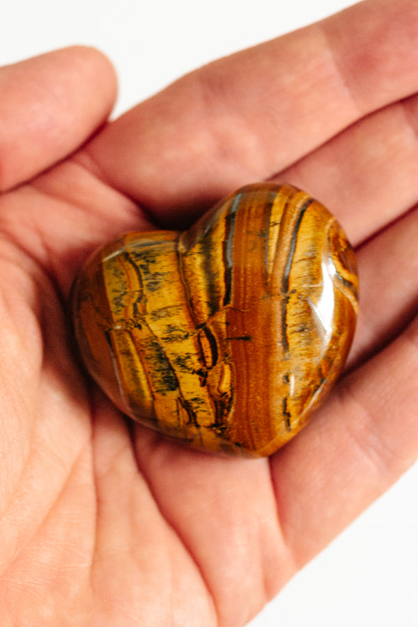 Tiger's Eye Heart - Apothecary Co.