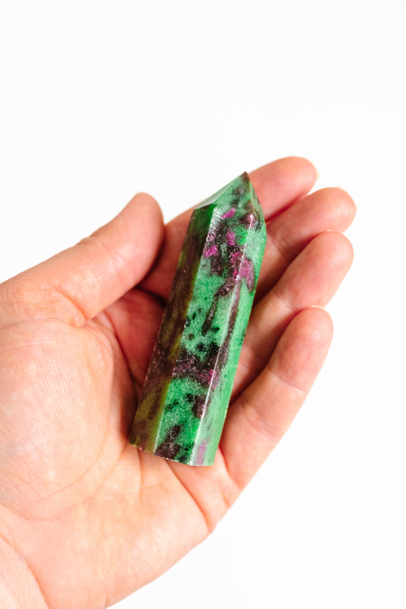 Ruby Zoisite Point - Apothecary Co.