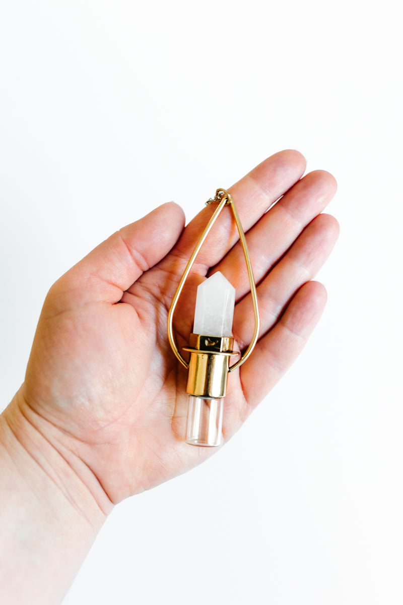 Teardrop Essential Oil Necklace - Apothecary Co.
