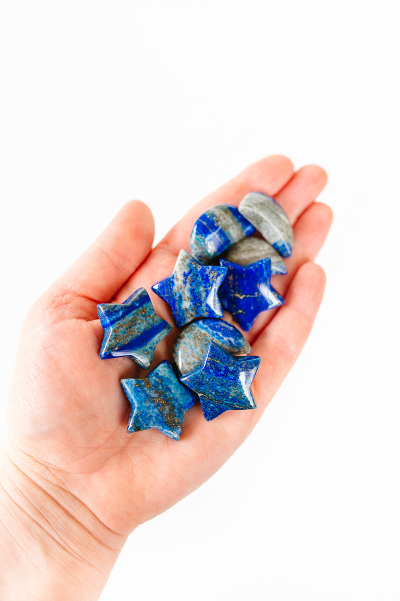 Lapis Lazuli Moons + Stars - Apothecary Co.