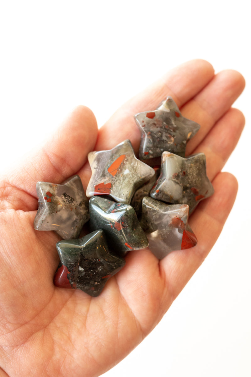 Bloodstone Crystal Stars - Apothecary Co.