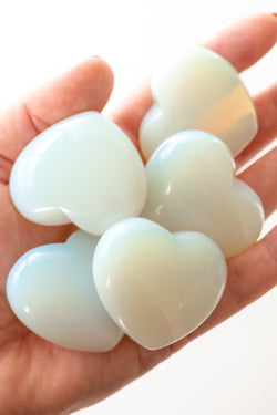 Opal Moonstone Heart - Apothecary Co.