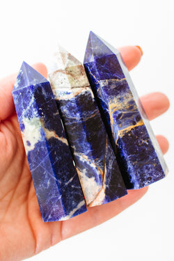 Sodalite Crystal Point - Apothecary Co.