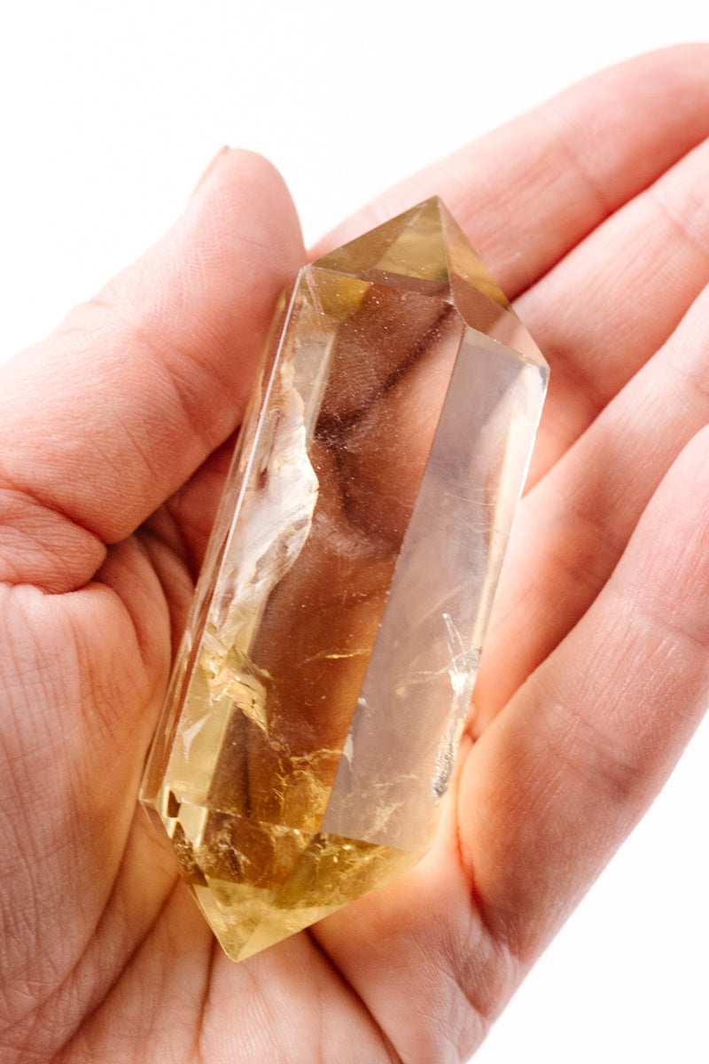 Citrine Crystal Double Points - Apothecary Co.