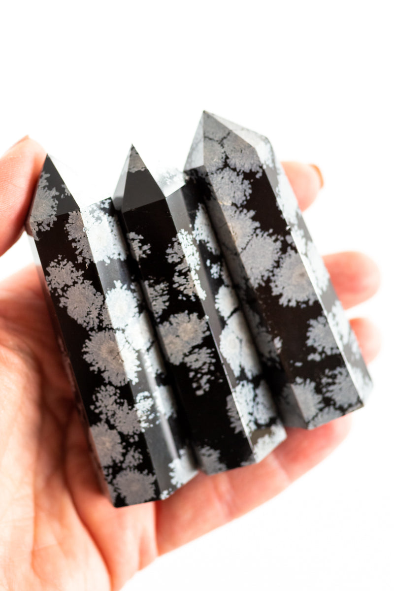 Snowflake Obsidian Point - Apothecary Co.