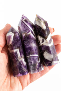 Chevron Dream Amethyst Point - Apothecary Co.