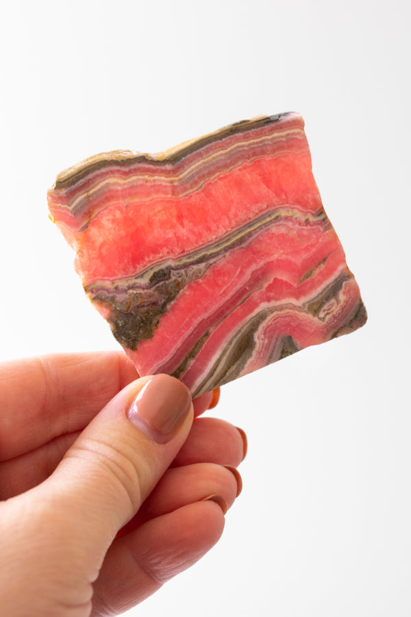 Rhodochrosite Slab - Apothecary Co.