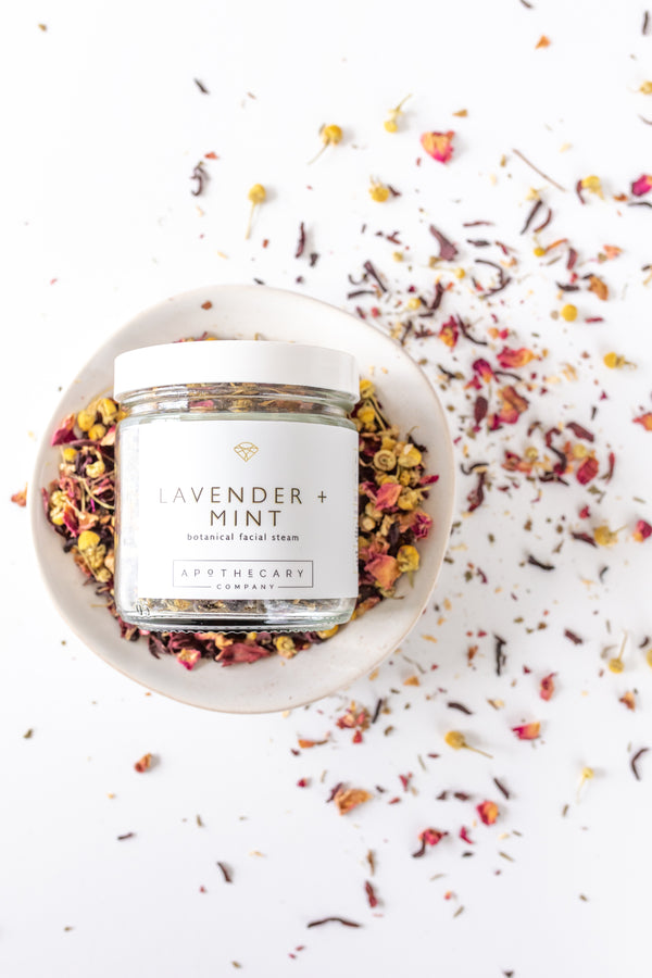 Lavender + Mint Botanical Facial Steam - Apothecary Co.