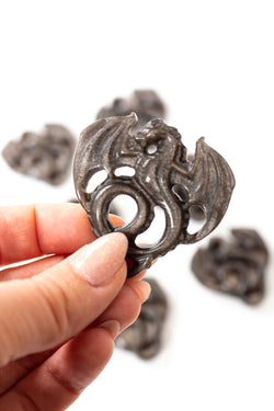 Silver Obsidian Dragon - Apothecary Co.
