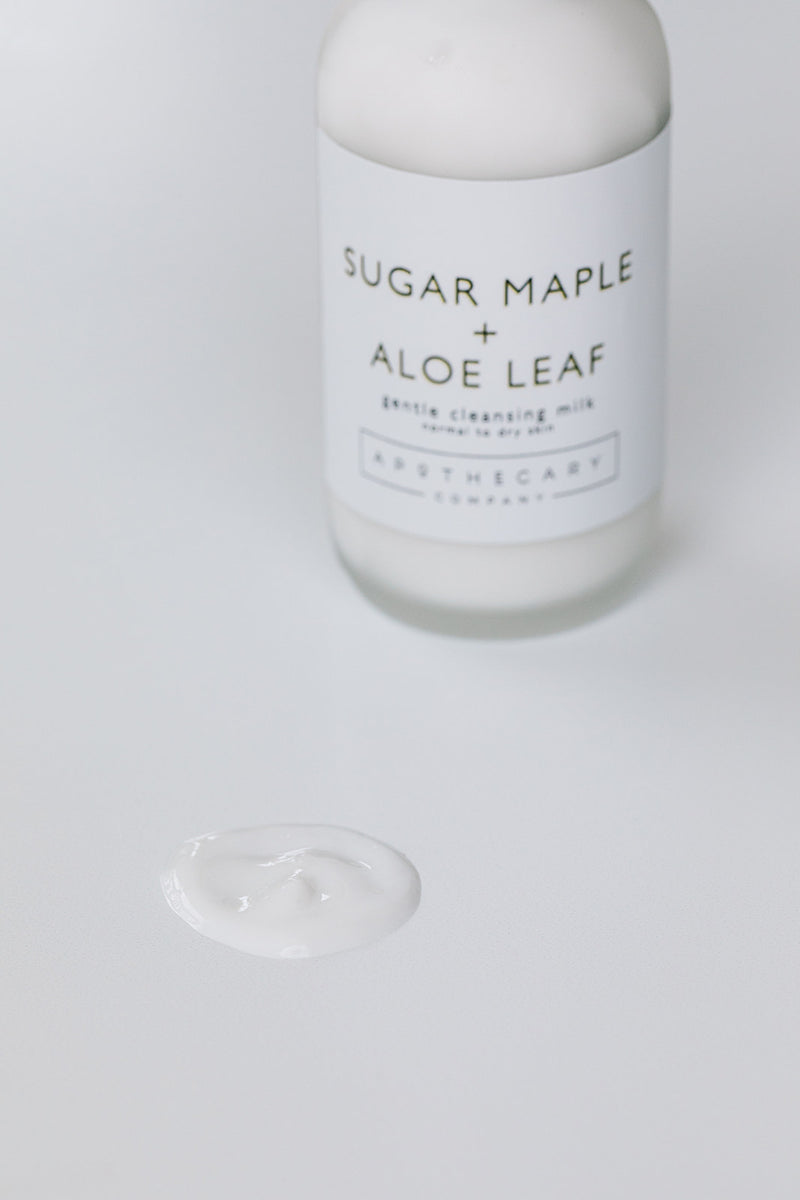 Sugar Maple + Aloe Leaf Gentle Cleansing Milk - Apothecary Co.