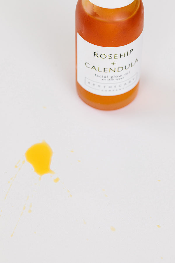 Rosehip + Calendula Facial Glow Oil - Apothecary Co.