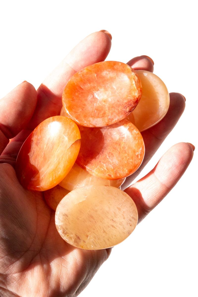 Peach Aventurine Worry Stones - Apothecary Co.