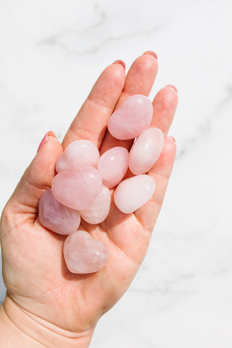 Rose Quartz Heart - Apothecary Co.