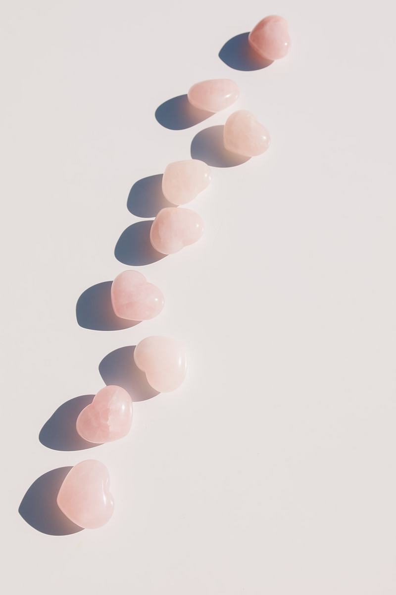 Rose Quartz Heart - Apothecary Co.