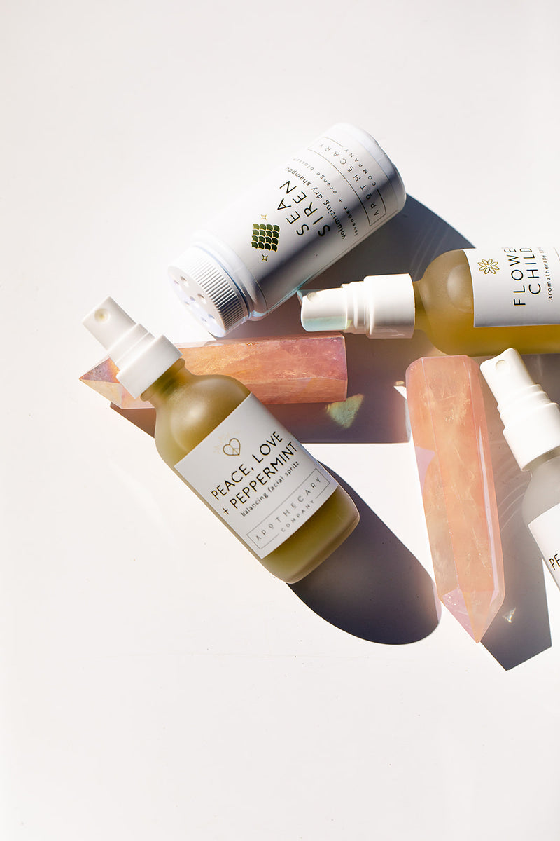 PEACE, LOVE + PEPPERMINT Refreshing Facial Spritz - Apothecary Co.