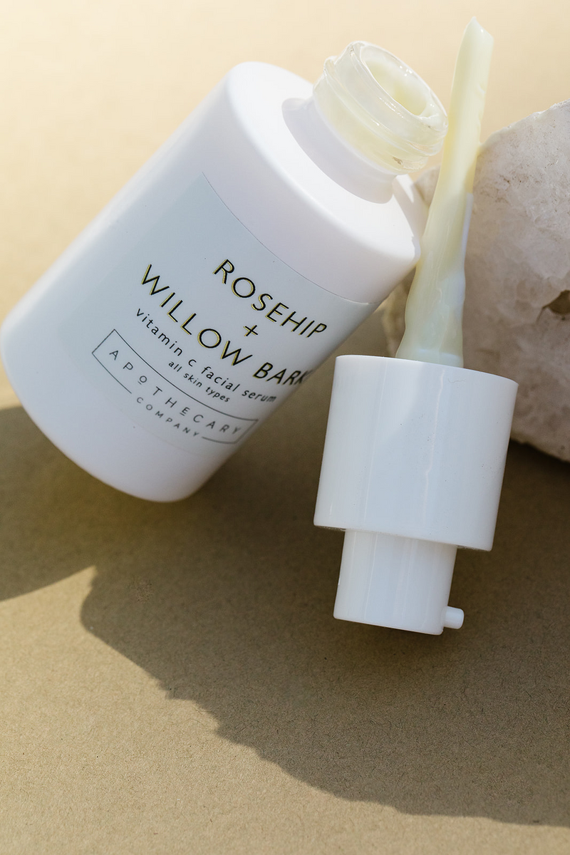 Rosehip + Willow Bark Vitamin C Facial Serum - Apothecary Co.