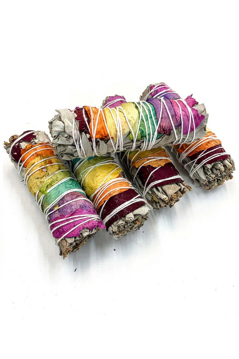 Chakra Rose Smudge Stick - Apothecary Co.