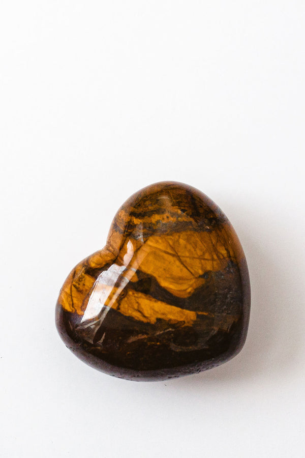 Tiger's Eye Heart - Apothecary Co.